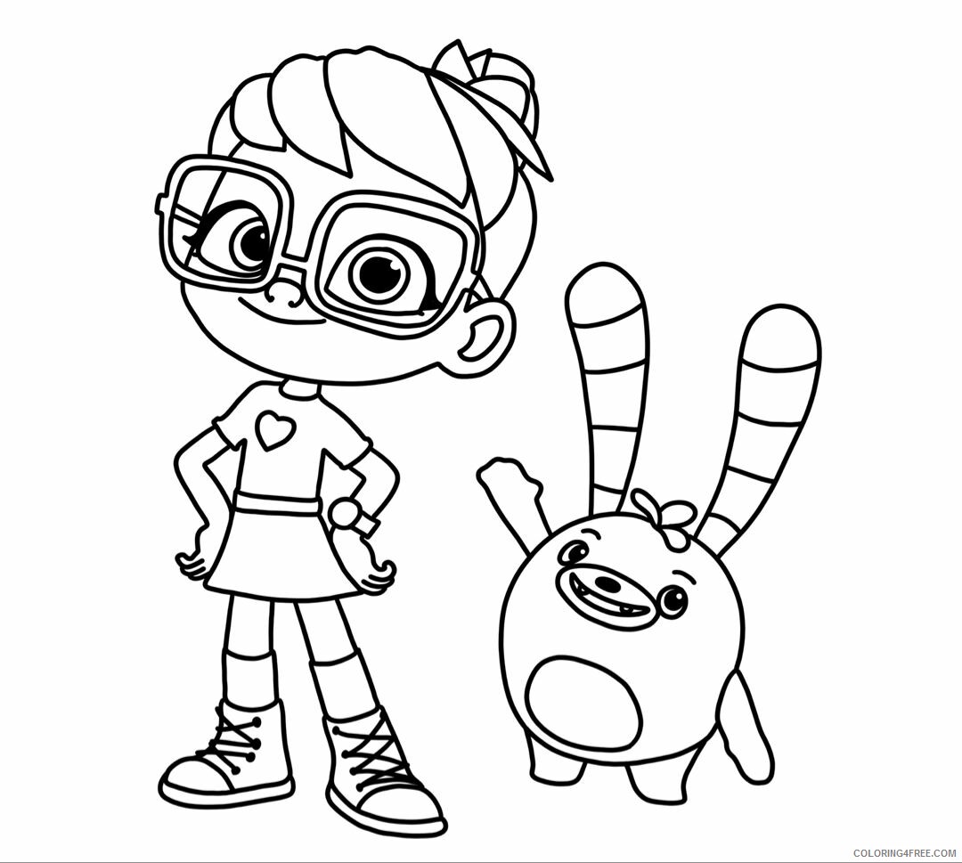 Abby Hatcher Coloring Pages Printable Sheets Aby Hatcher free Cute 2021 a 0752 Coloring4free