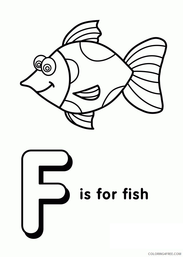 Abc Coloring Pages For Toddlers Printable Sheets Letter F Of 2021 a 0920 Coloring4free