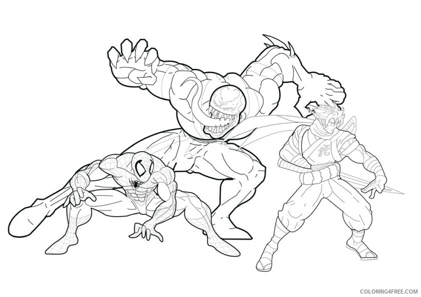 Abomination Coloring Pages Printable Sheets Venom Page Q2 2021 a 1151 Coloring4free