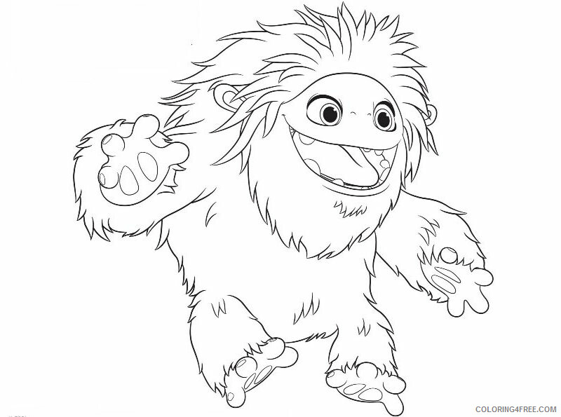 Abomination Coloring Pages Printable Sheets page Abominable Everestkids n 2021 a 1143 Coloring4free