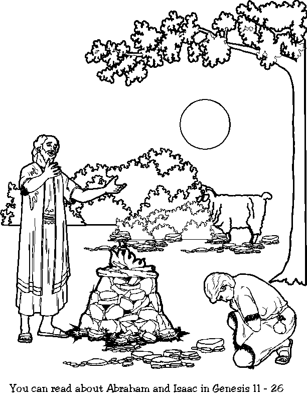 Abraham Coloring Page Printable Sheets Isaac MSSS Bible Lesson gif 2021 a 1218 Coloring4free