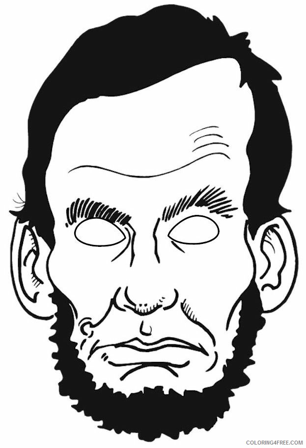 Abraham Lincoln Coloring Page Printable Sheets Abraham Lincoln jpg 2021 a 1247 Coloring4free
