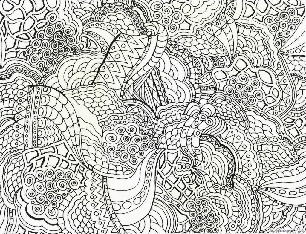 Abstract Coloring Pages Full Printable Sheets Challenging For Adults 2021 a 1383 Coloring4free