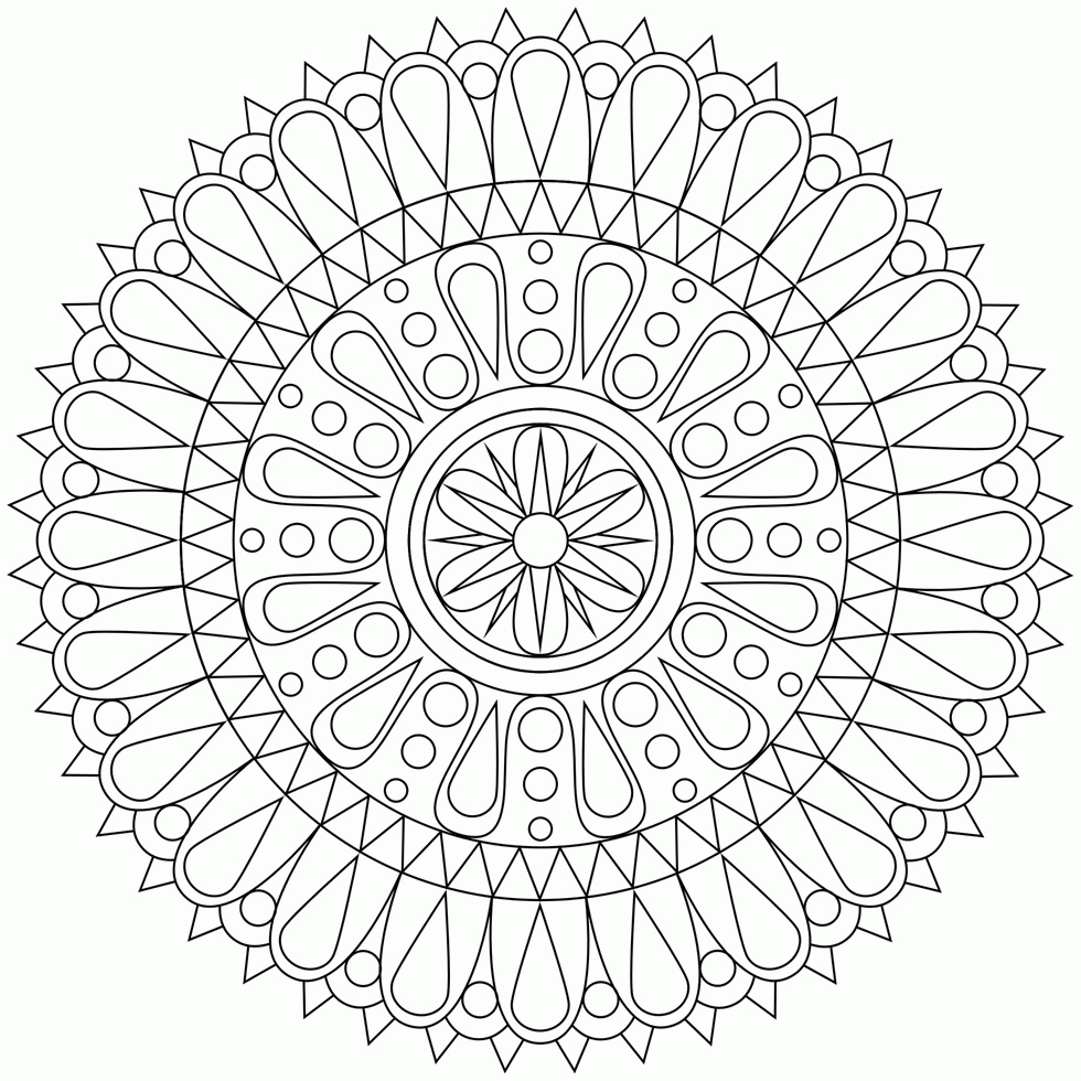 Abstract Coloring Pages Full Printable Sheets These Printable Mandala And Abstract 2021 a 1398 Coloring4free