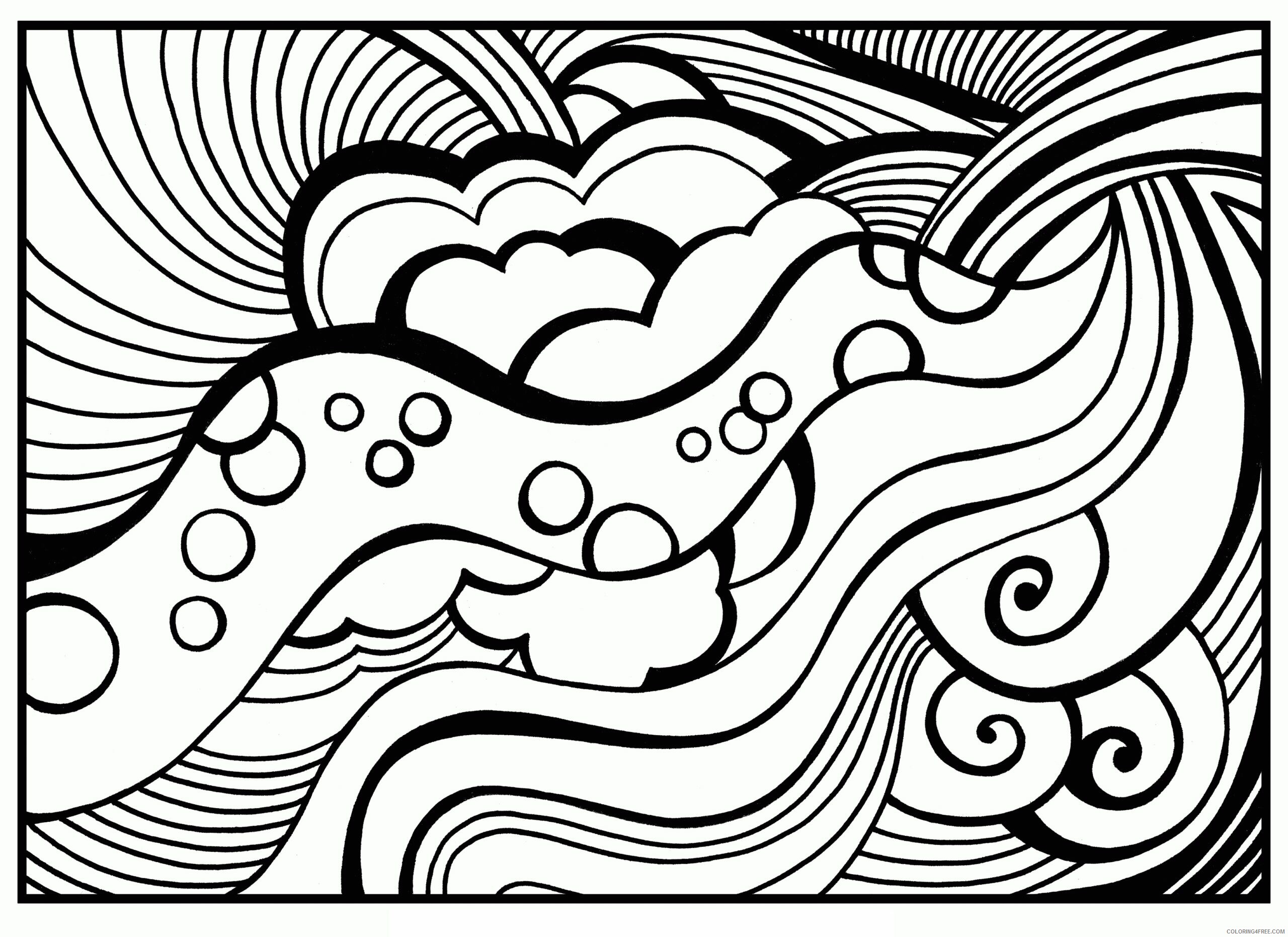 Abstract Coloring Pages Full Printable Sheets abstract Free Large 2021 a 1381 Coloring4free