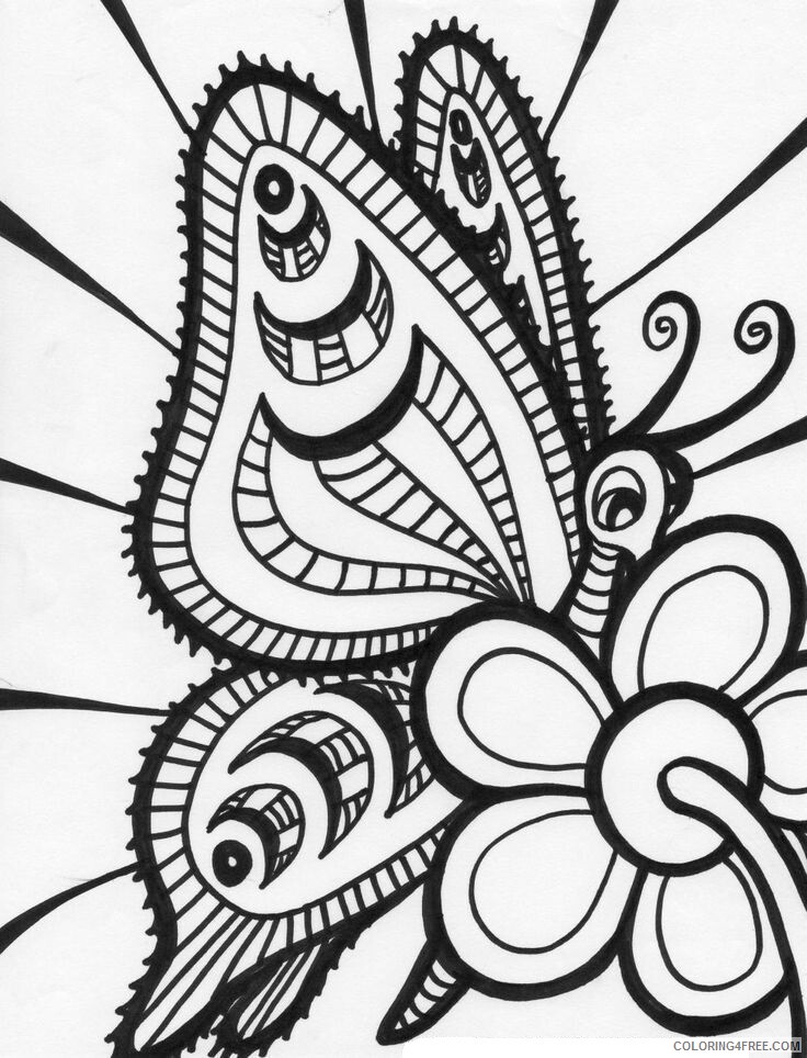 Abstract Coloring Pages To Print Printable Sheets Pin by Christy Chappell on 2021 a 1407 Coloring4free