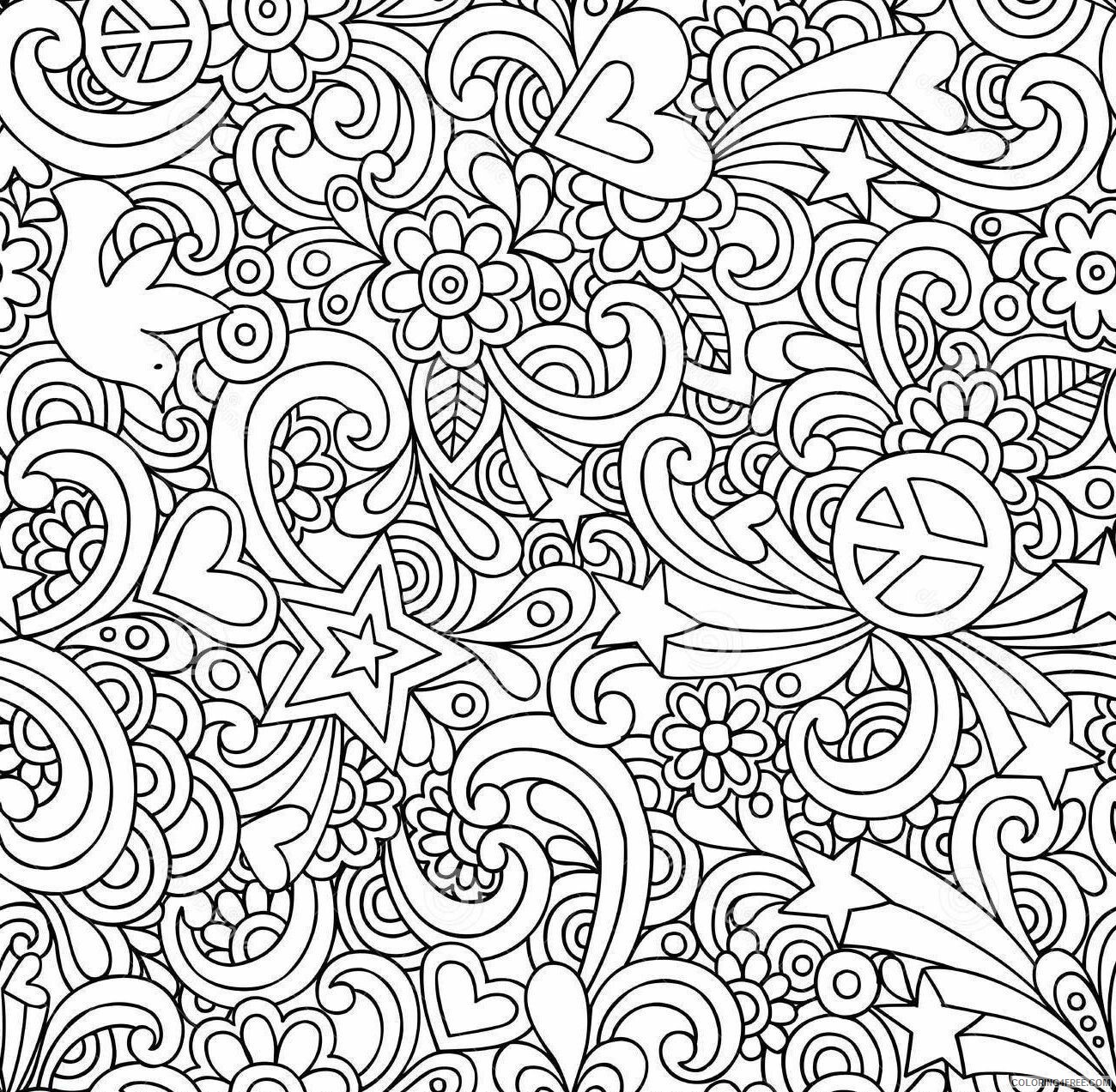 Abstract Coloring Pages for Adults Printable Sheets abstract mandala coloring 2021 a 1339 Coloring4free