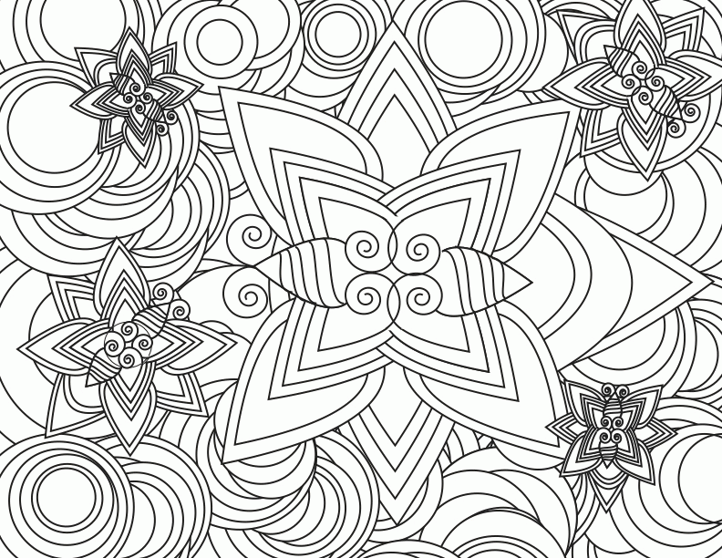 Abstract Coloring Pages for Adults Printable Sheets hard abstract cat Colouring Pages 2021 a 1354 Coloring4free