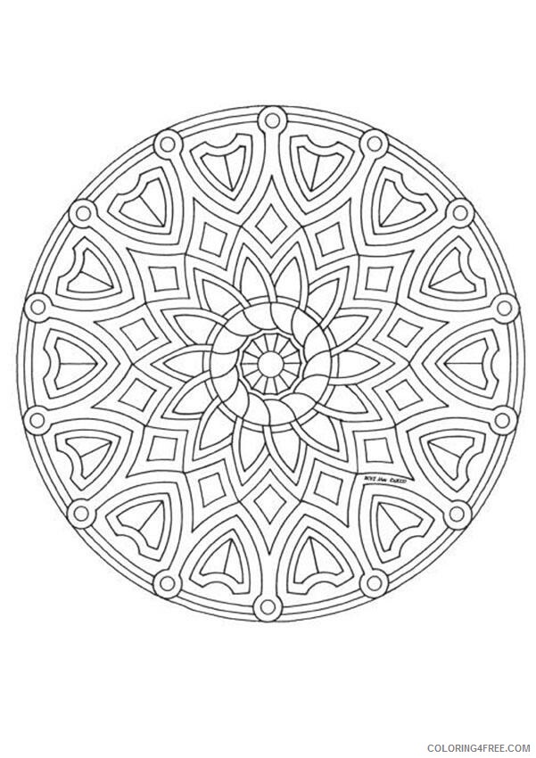 Abstract Coloring Pages for Teenagers Printable Sheets Mandalas for EXPERTS 52 free 2021 a 1370 Coloring4free