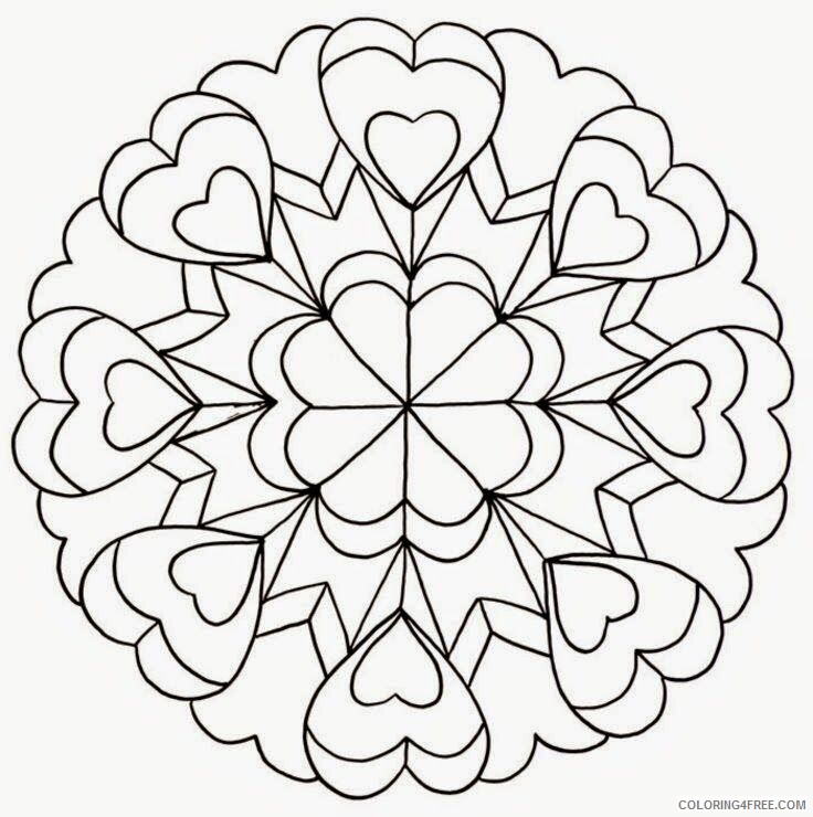 Abstract Coloring Pages for Teenagers Printable Sheets for teenagers online 2021 a 1366 Coloring4free