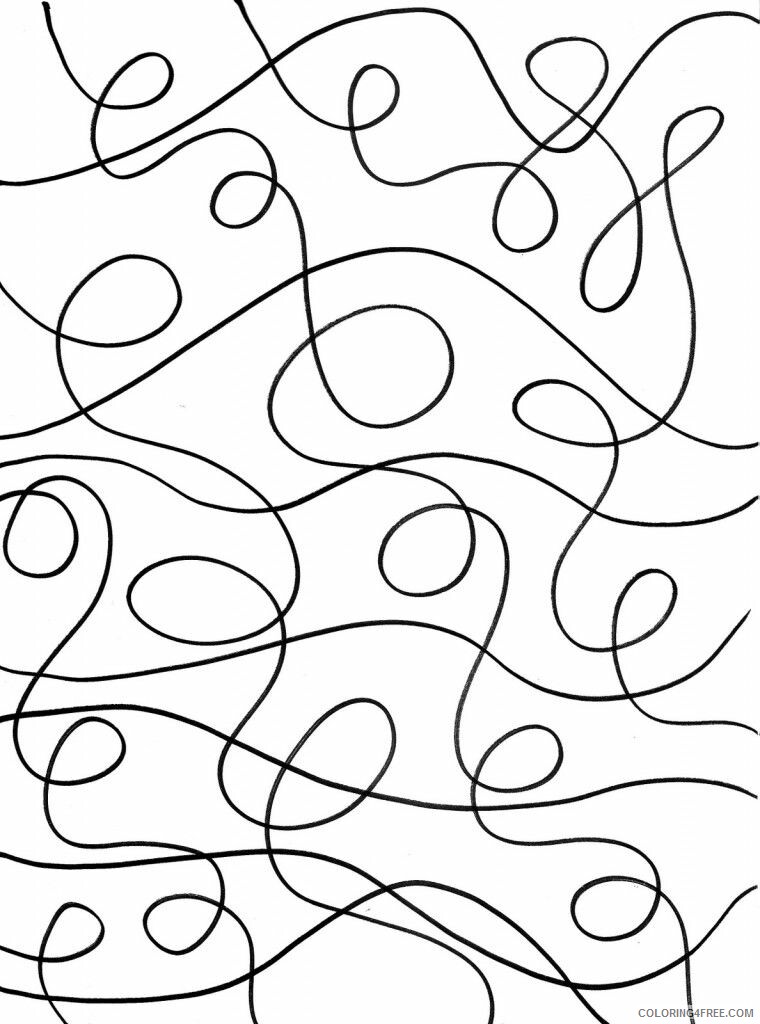 Abstract Design Coloring Pages Printable Sheets Easy Abstract Coloring 2021 a 1415 Coloring4free