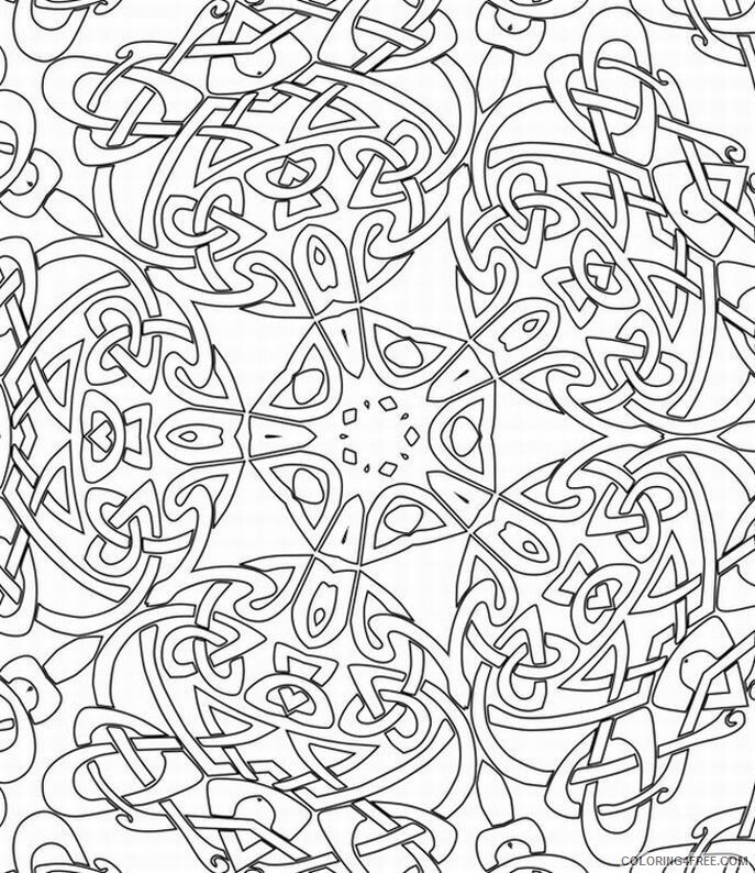 Abstract Design Coloring Pages Printable Sheets Pin by Storm Fields on 2021 a 1421 Coloring4free