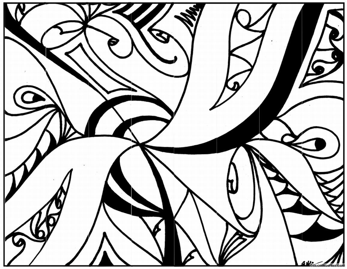 Abstract Print Out Coloring Pages Printable Sheets abstract art High 2021 a 1426 Coloring4free