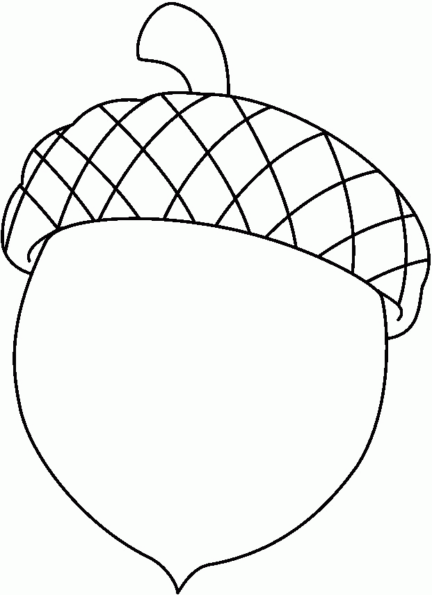 Acorn Coloring Pages for Kids Printable Sheets Acorns C0lor 1 2021 a 1462 Coloring4free