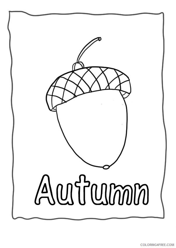Acorn Coloring Pages for Kids Printable Sheets Free Fall Lucys 2021 a 1469 Coloring4free