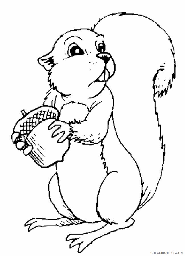 Acorns Coloring Pages Printable Sheets oravamatikka Squirrel Page Borders and 2021 a 1494 Coloring4free
