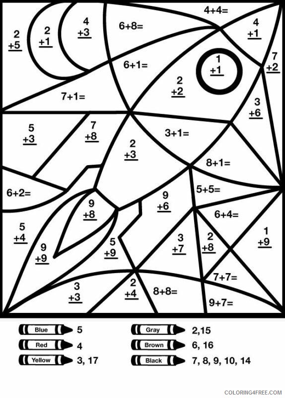 Addition and Subtraction Coloring Pages Math Addition Subtraction Worksheets 2021 a 1636 Coloring4free