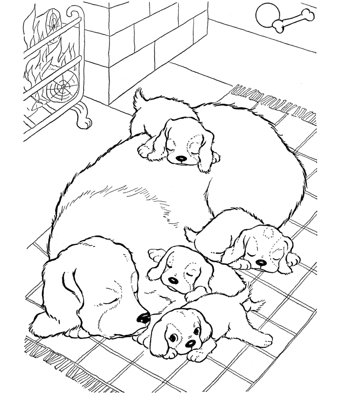 Adorable Puppy Coloring Pages Printable Sheets Free Printable Dog Pages 2021 a 1716 Coloring4free