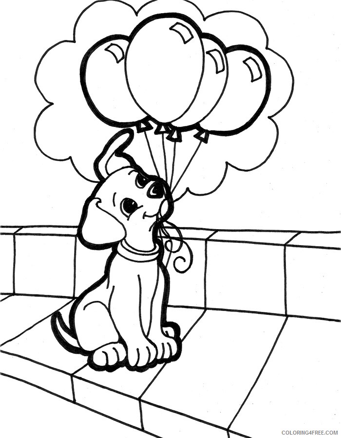 Adorable Puppy Coloring Pages Printable Sheets Of Cute Puppies To Print 2021 a 1718 Coloring4free
