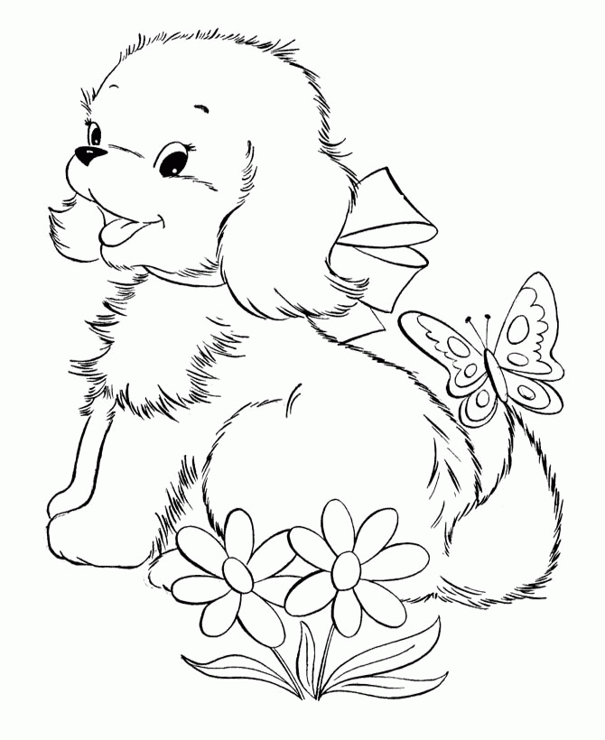 Adorable Puppy Coloring Pages Printable Sheets Pictures Color gif 2021 a 1720 Coloring4free