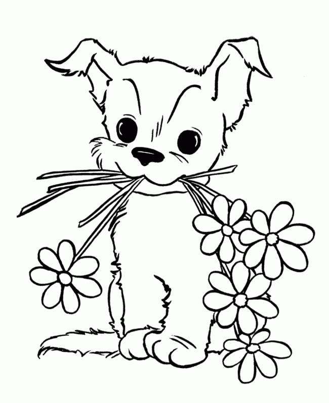 Adorable Puppy Coloring Pages Printable Sheets gif 2021 a 1708 Coloring4free