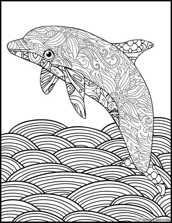 Adult Animal Coloring Pages Printable Sheets Animal Adult Picture 2021 a 1736 Coloring4free