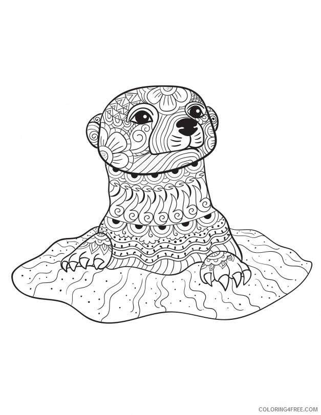 Adult Animal Coloring Pages Printable Sheets Animal Pdf 2021 a 1744 Coloring4free