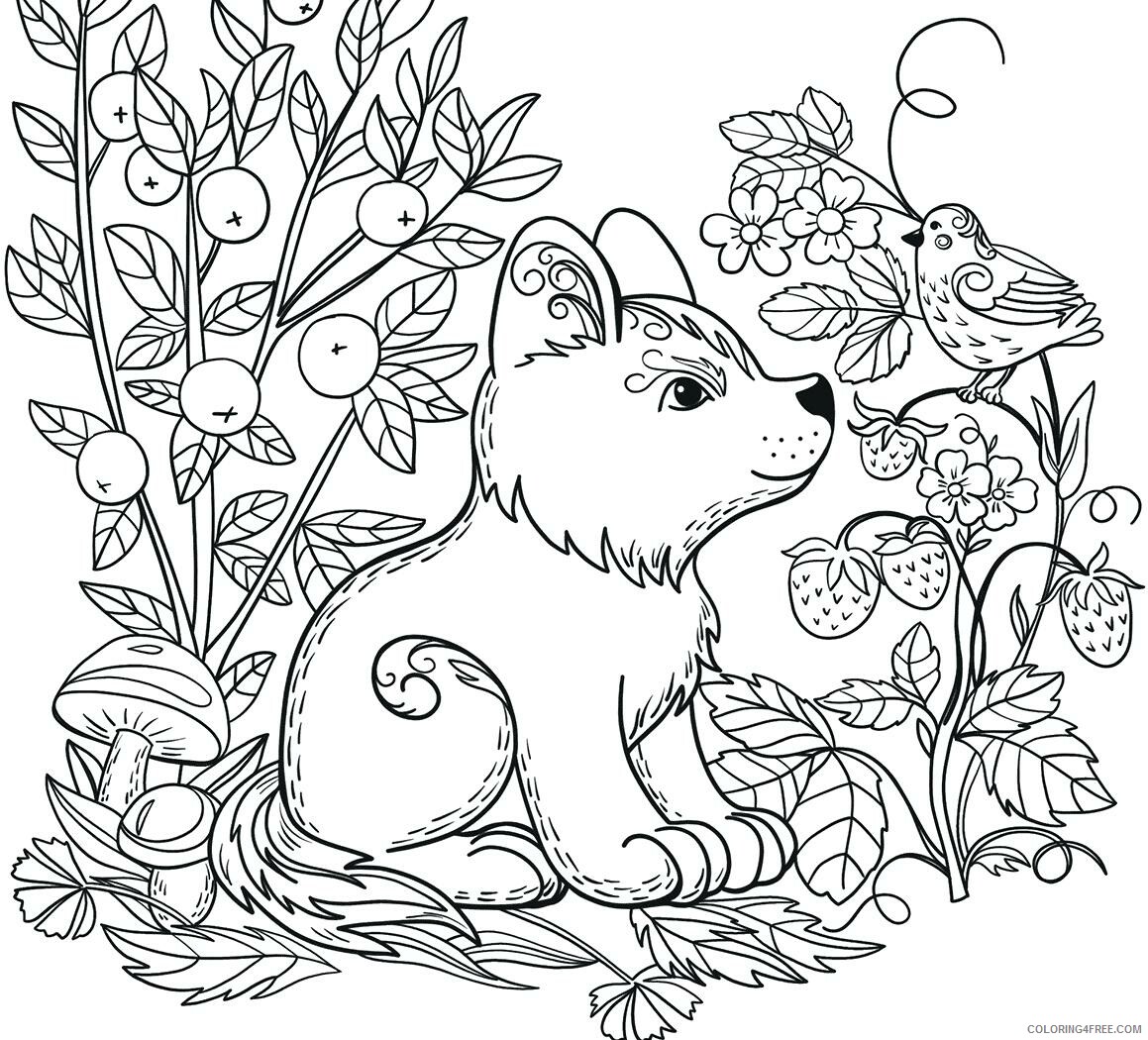 Adult Animal Coloring Pages Printable Sheets Animal Printable Free 2021 a 1737 Coloring4free