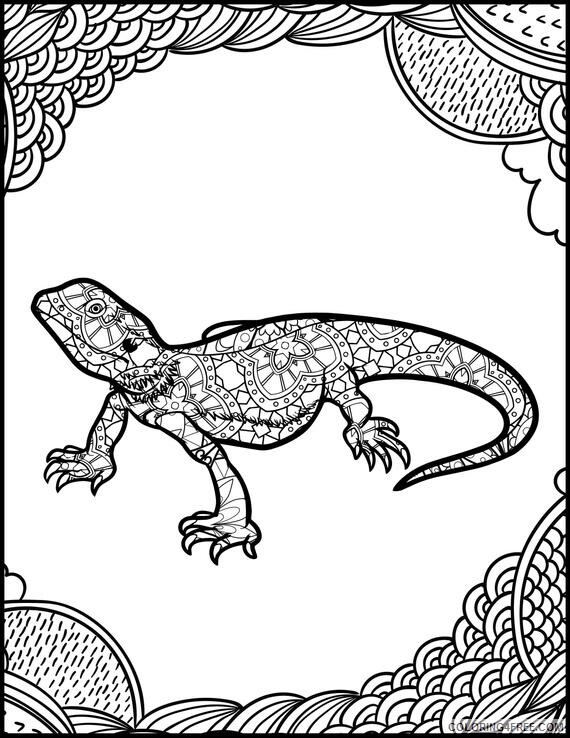 Adult Animals Coloring Pages Printable Sheets Printable Page Adult Coloring 2021 a 1786 Coloring4free