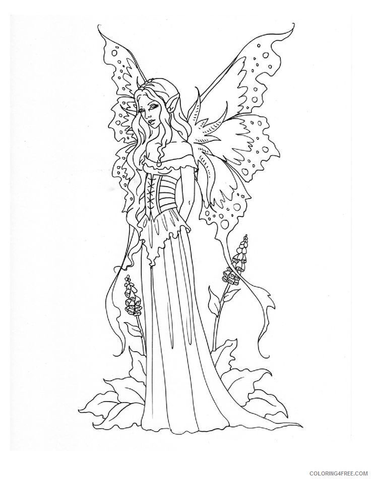 Adult Coloring Page Fairy Printable Sheets 1000 ideas about Fairy Coloring 2021 a 1834 Coloring4free