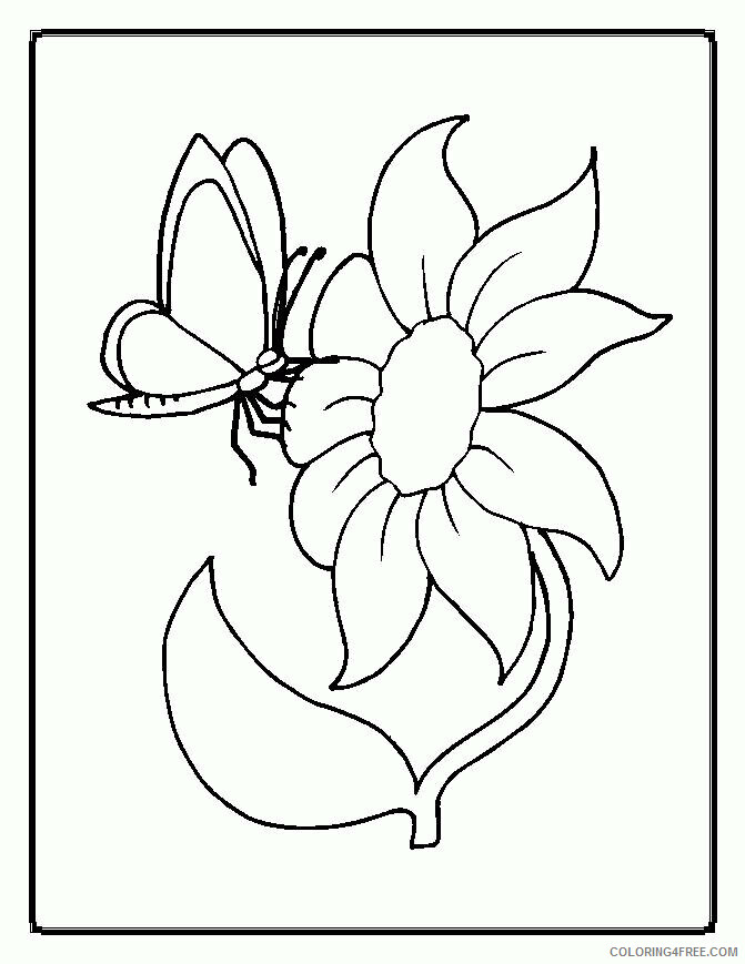 Adult Coloring Pages Flowers Printable Sheets Free Printable Flower Pages 2021 a 1938 Coloring4free