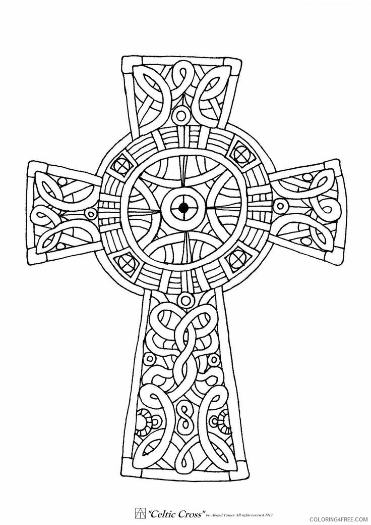 Adult Coloring Pages Free Celtic Printable Sheets 8 Best Images of Free 2021 a 1947 Coloring4free