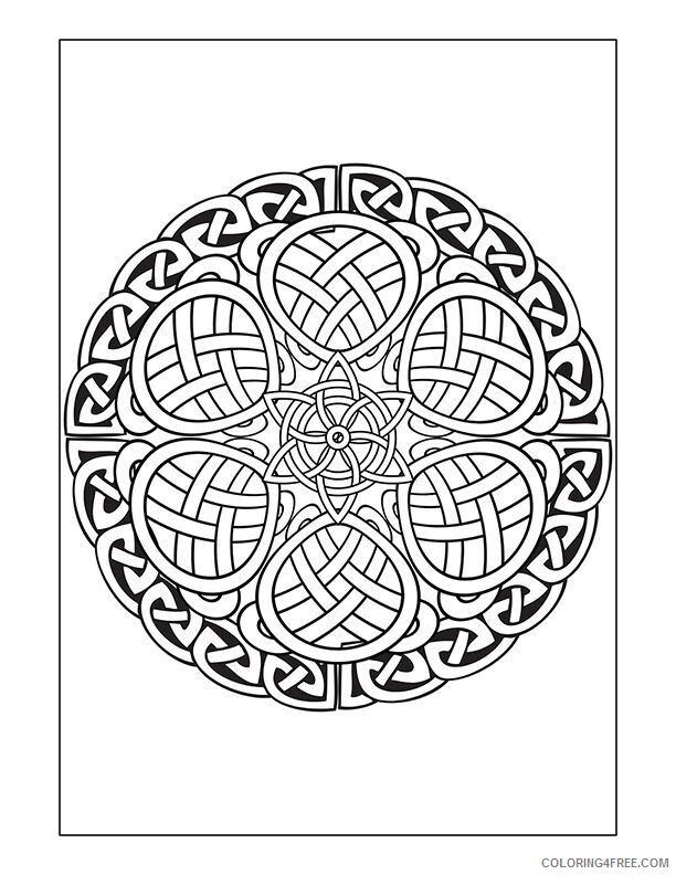 Adult Coloring Pages Free Celtic Printable Sheets Celtic For Adults Pages 2021 a 1955 Coloring4free