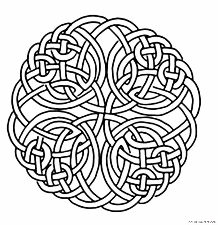 Adult Coloring Pages Free Celtic Printable Sheets Celtic Intricate Christmas Page 2021 a Coloring4free