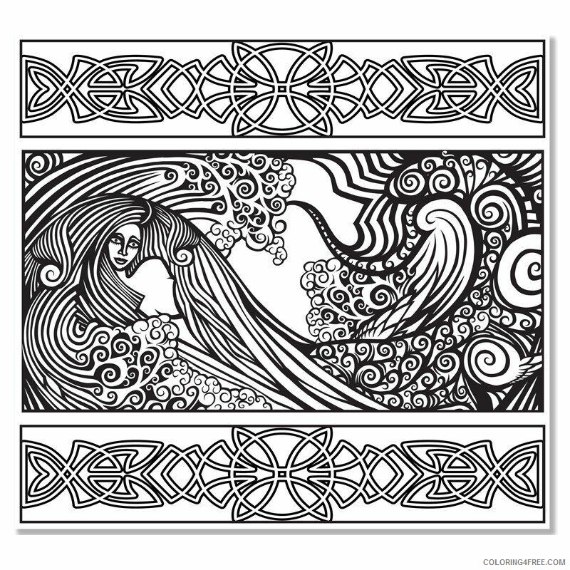 Adult Coloring Pages Free Celtic Printable Sheets Peter Pauper Press Adult Coloring 2021 a Coloring4free