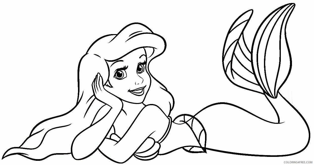 Adult Coloring Pages Mermaid Printable Sheets Mermaids for Kids 2021 a 2024 Coloring4free