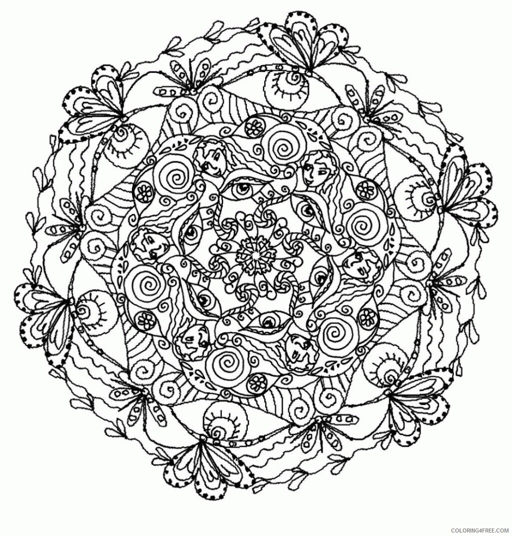 Adult Coloring Pages Paisley Printable Sheets Adult Paisley Hearts 2021 a 2061 Coloring4free