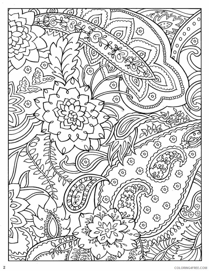 Adult Coloring Pages Paisley Printable Sheets Mandala Pages 2021 a 2069 Coloring4free