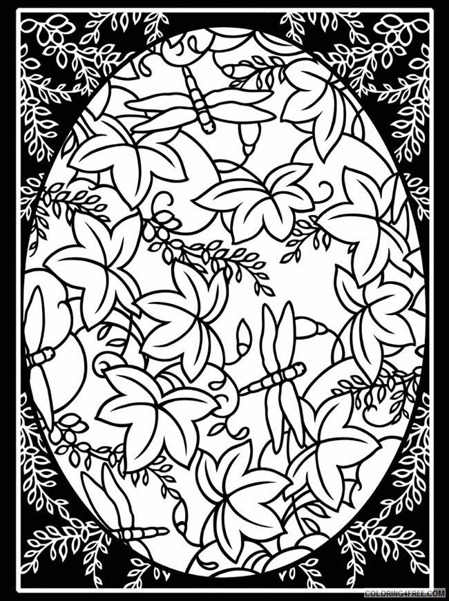 Adult Coloring Pages Printable Sheets Adult Stained Glass pages 2021 a 1862 Coloring4free
