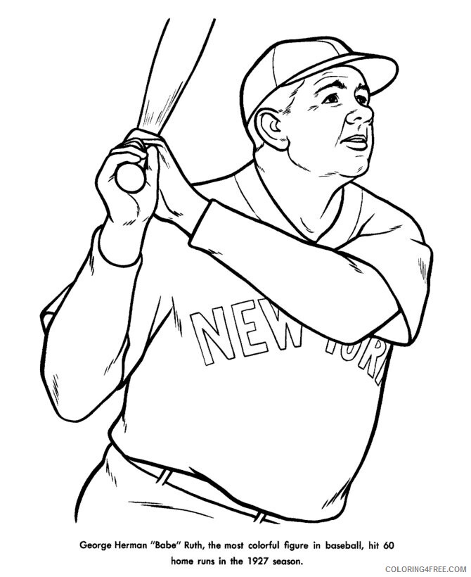 Adult Coloring Pages Red Sox Printable Sheets Baseball Teams To 2021 a 2083 Coloring4free