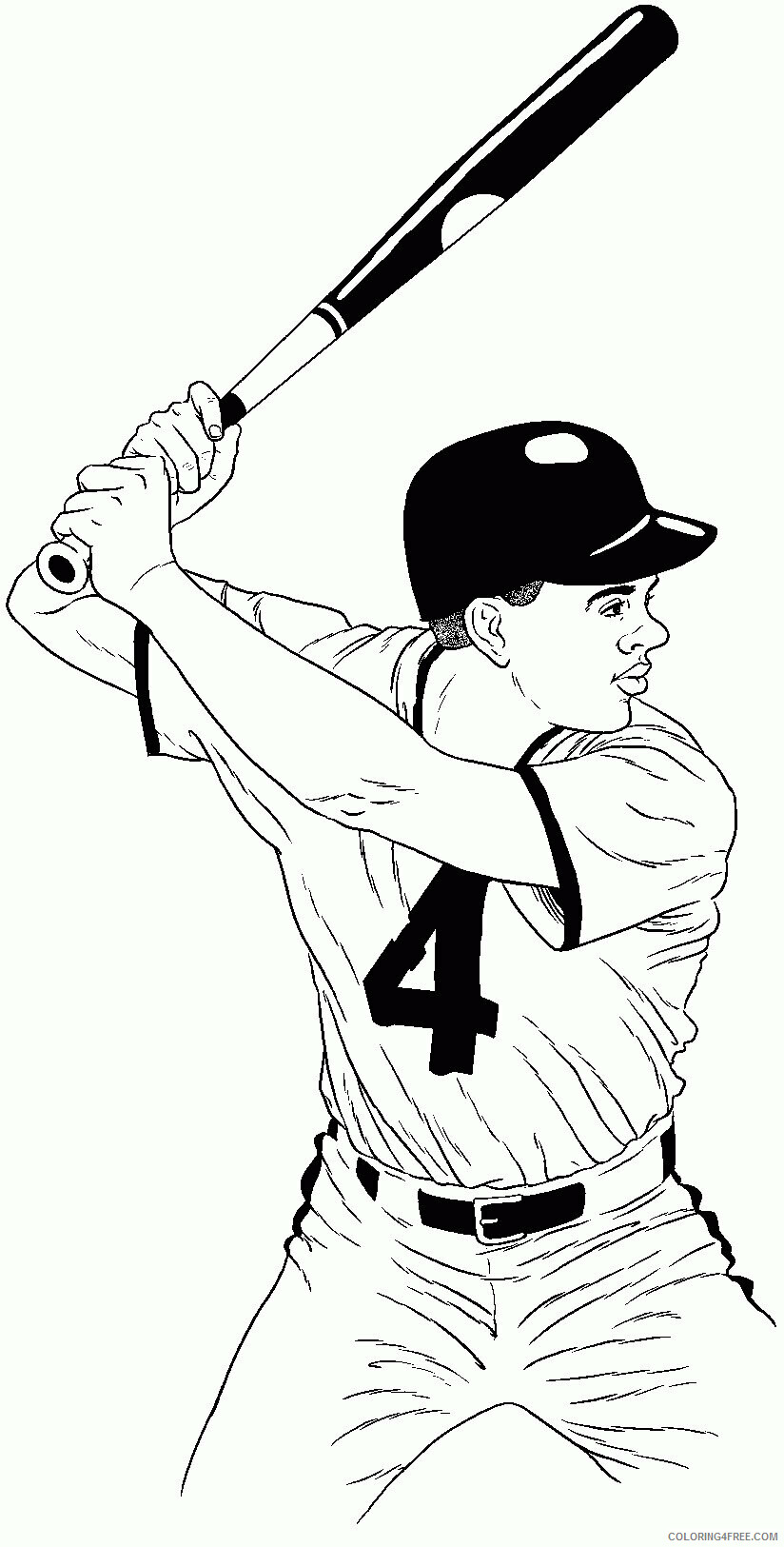 Adult Coloring Pages Red Sox Printable Sheets Free Baseball Printables 2021 a 2086 Coloring4free