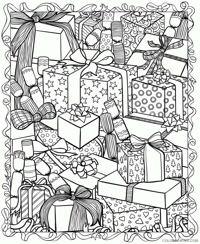 Adult Coloring Pages To Print Printable Sheets 21 Christmas Printable Pages 2021 a 2145 Coloring4free