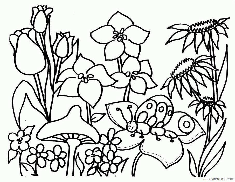 Adult Coloring Pages To Print Printable Sheets Spring To Print 2021 a 2161 Coloring4free