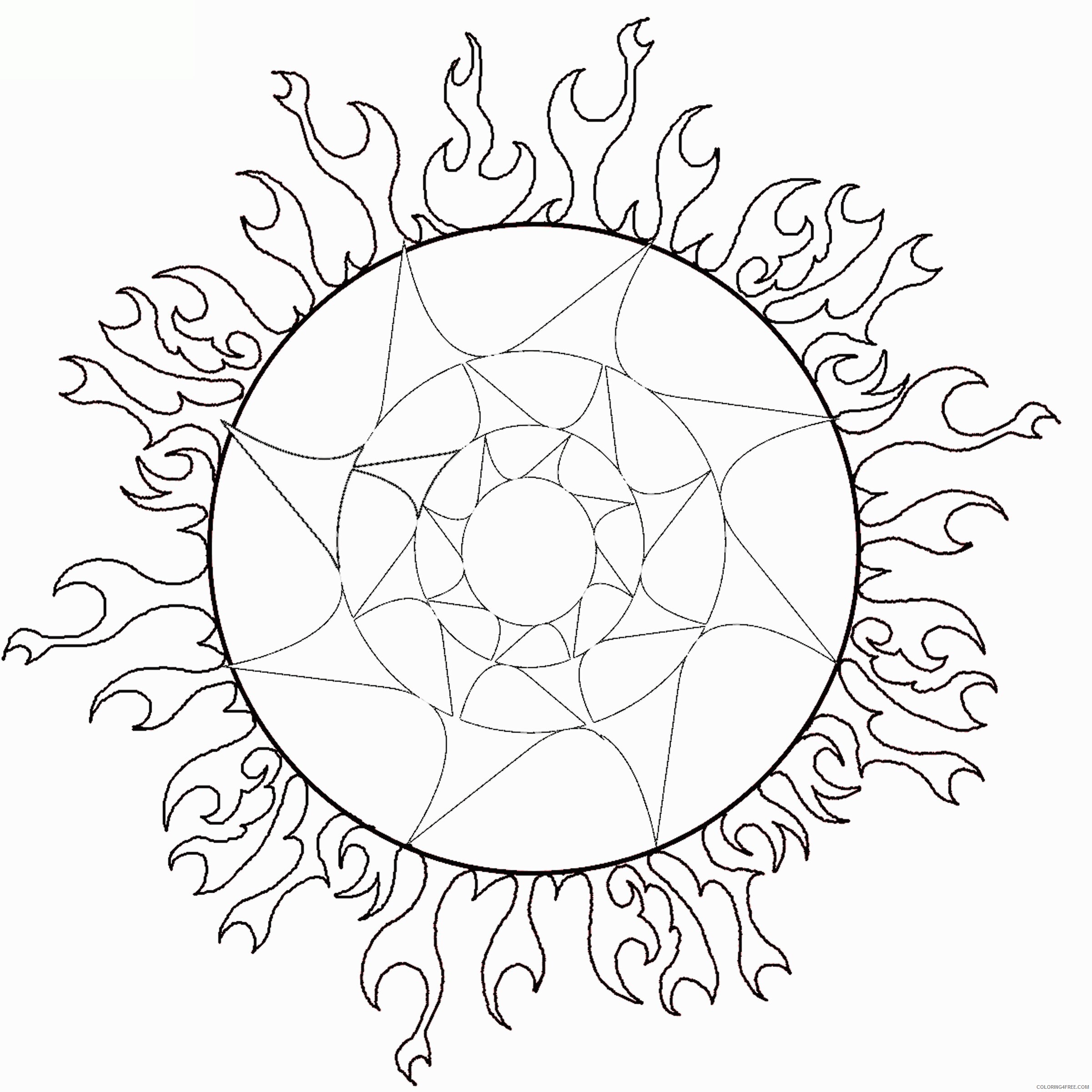 Adult Coloring Pages of The Sun Printable Sheets 6 Best Images of Printable 2021 a 2033 Coloring4free