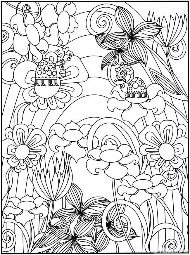 Adult Coloring Printable Sheets Garden And Flower Pages 2021 a 1792 Coloring4free