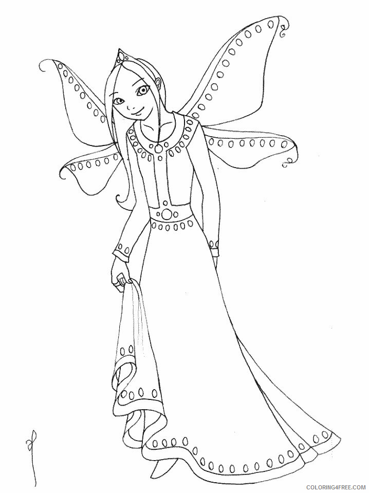 Adult Fairy Coloring Pages Printable Sheets Fairy for Adults 2021 a 2176 Coloring4free