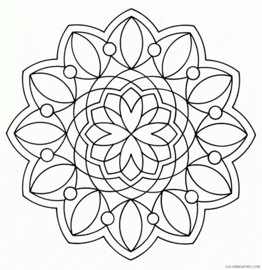 Adult Geometric Coloring Pages Printable Sheets Free Printable jpg 2021 a 2213 Coloring4free