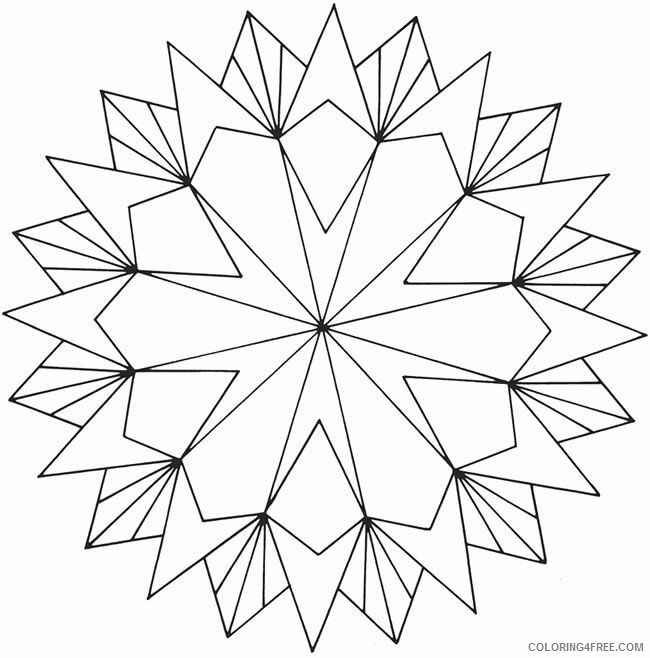 Adult Geometric Coloring Pages Printable Sheets Geometric Sheet Pages 2021 a 2226 Coloring4free