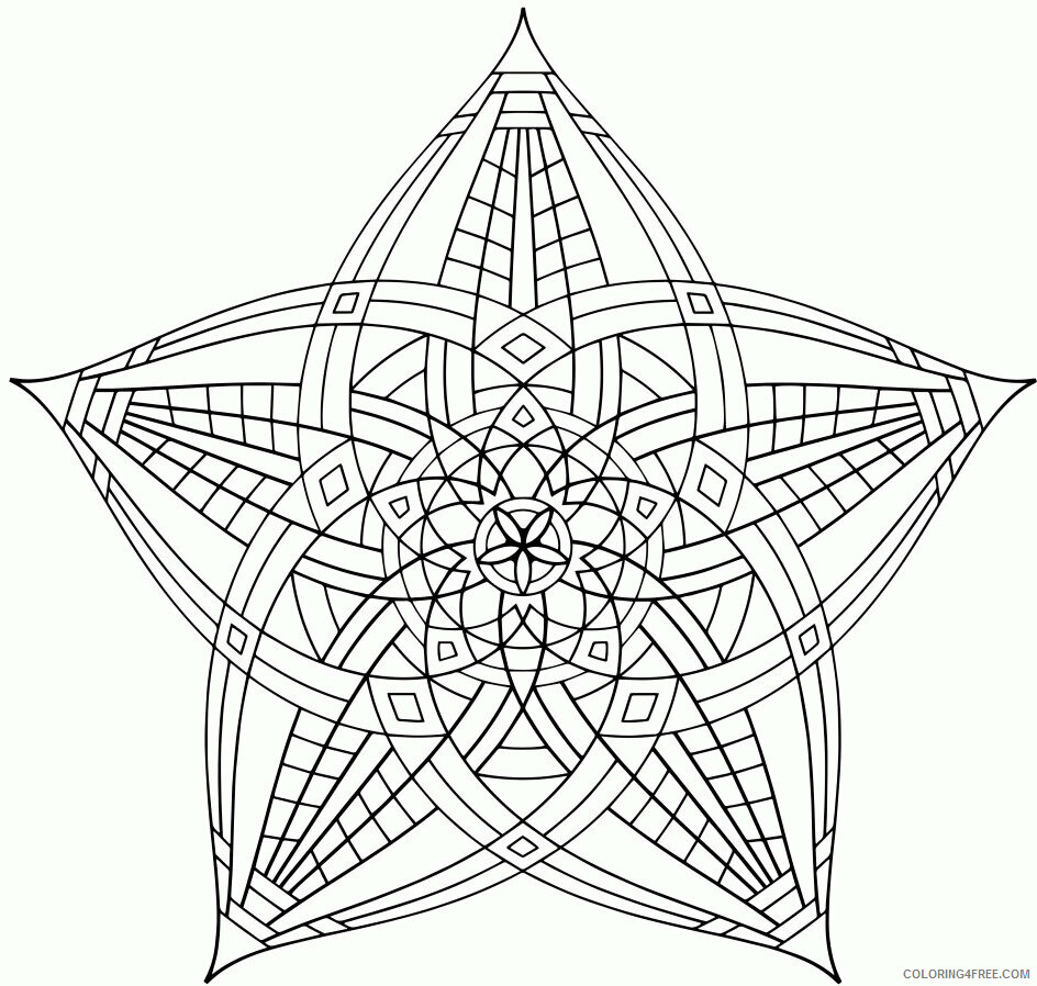 Adult Geometric Coloring Pages Printable Sheets Geometric and Book 2021 a 2217 Coloring4free