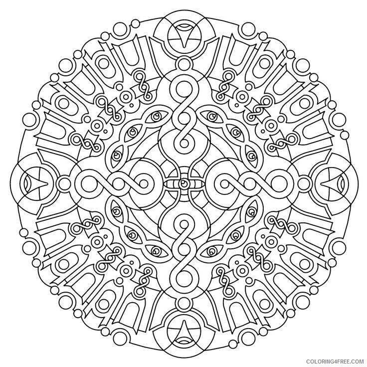 Adult Geometric Coloring Pages Printable Sheets Page jpg 2021 a 2206 Coloring4free